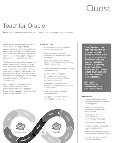 toad for oracle developer edition